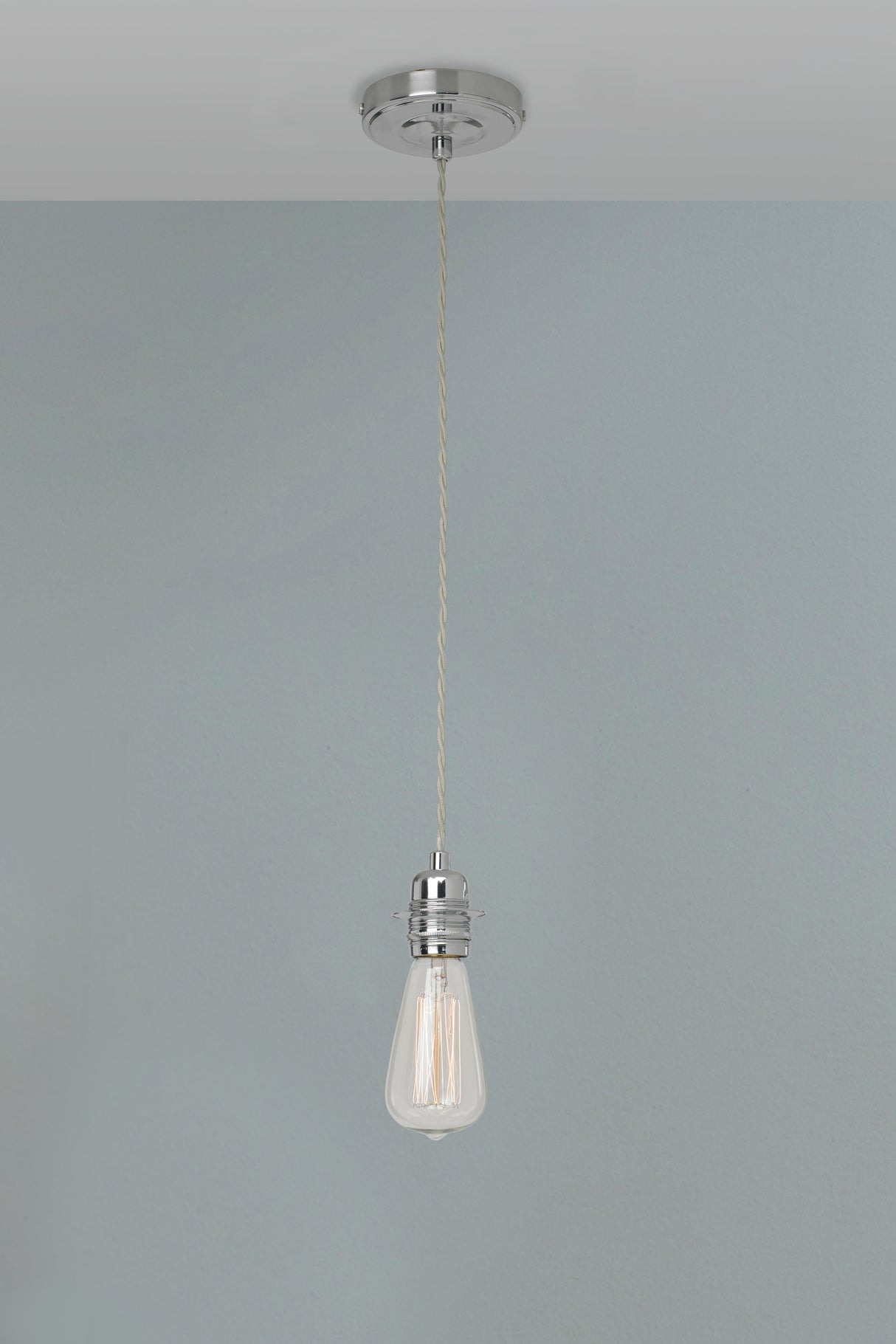 Pendant Fitting Suspension Set - Chrome