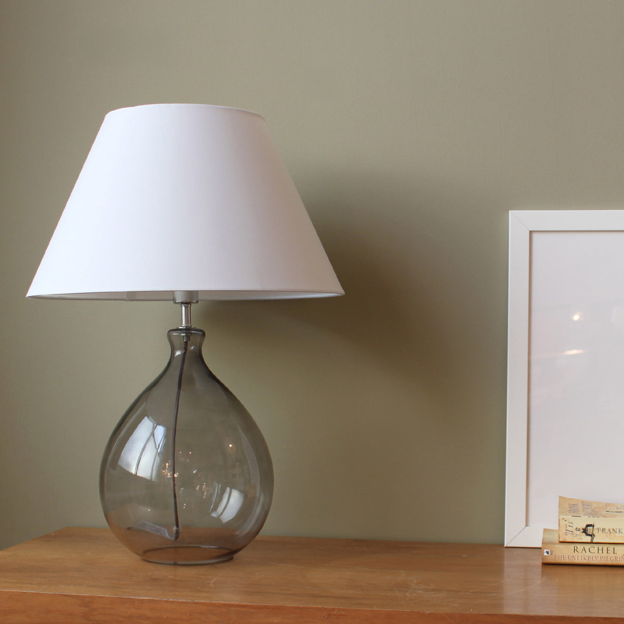 Sienna Smoked Glass Table Lamp