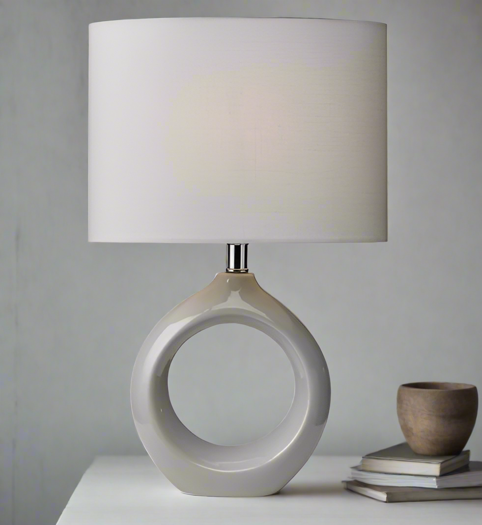 Isla Table Lamp - Soft Grey