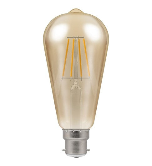 LED Filament Vintage Bulb BC-B22d - Antique Bronze