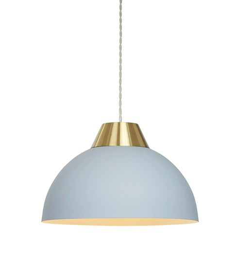 Jasper Pendant Shade - Grey & Gold