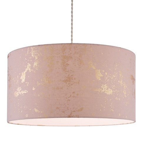 Frankie Pendant Shade Blush Pink Rose Gold Large Stylish Ceiling